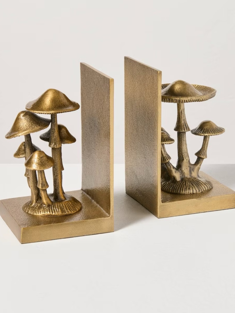6" Brass Mushroom Bookends - Hearth & Hand™ with Magnolia